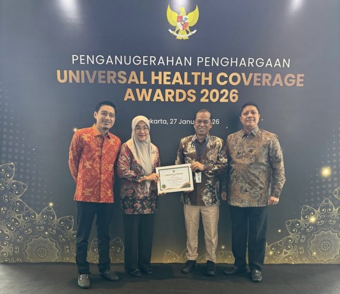 					enghargaan Universal Health Coverage (UHC) Award 2026 dari Pemerintah Pusat (dok)