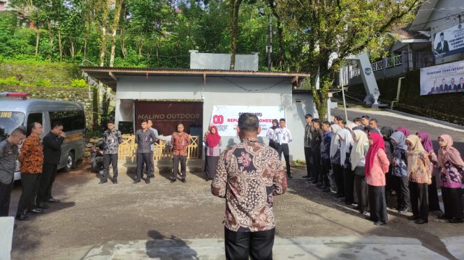 					Suasana Apel Pagi di Rutan Malino. (Foto: Istimewa)
