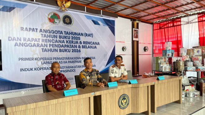 					Lapas Parepare Gelar RAT Tahun Buku 2025. (Foto: Ist)