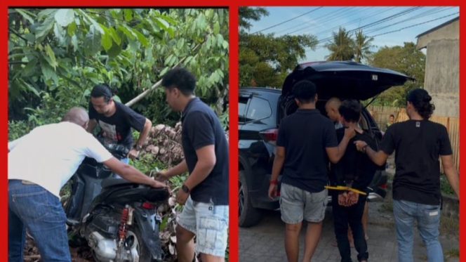 					Tim Resmob Polres Bulukumba Meringkus Terduga Pelaku Curanmor Bersama Barang Bukti. (Foto: Ist)