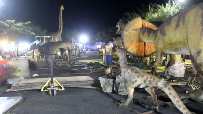 					Area Dino Planet yang Masih Dalam Tahap Pengerjaan. (Foto: Berita.News/ Wahyu)