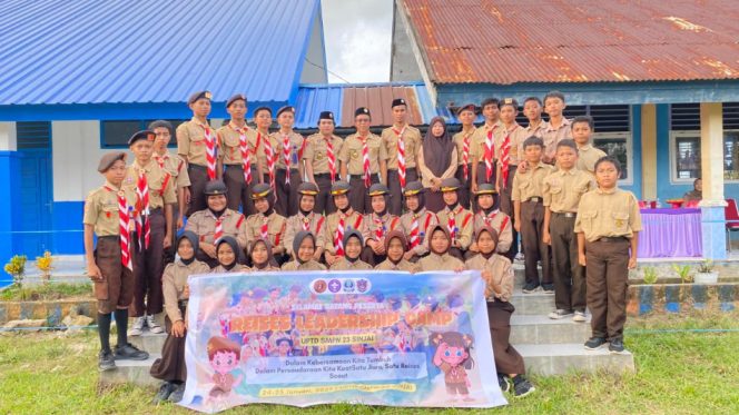 					Pramuka SMPN 23 Sinjai. (Foto: Ist)