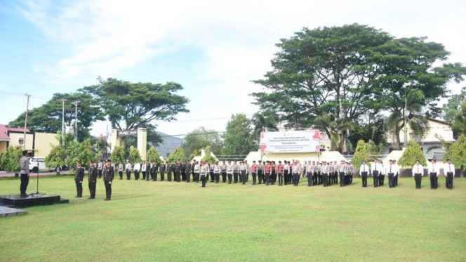 					Apel Pagi di Mapolres Bulukumba. (Foto: Ist)