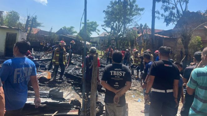 					Rumah Milik Nuraeni Hanya Tersisa Puing-puing Sisa Kebakaran. (Foto: Ist)