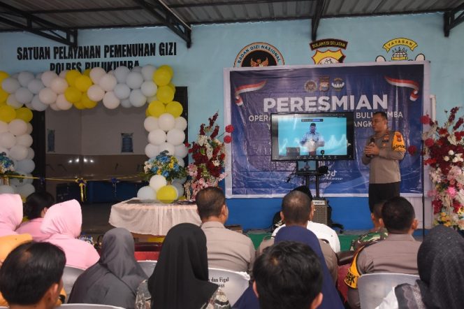 					Peresmian SPPG Polres Bulukumba yang berlokasi di area Polsek Bulukumpa. (Foto: Ist)