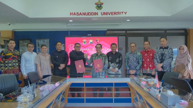 					UNHAS dan Brimob Polda Sulsel Kerja sama Bina Atlet Muda di Lapangan Tembak