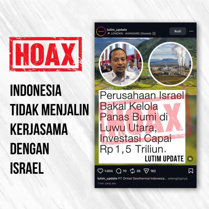 					Gubernur Bantah Isu Perusahaan Israel Investasi di Lutra: Tidak Ada Izin