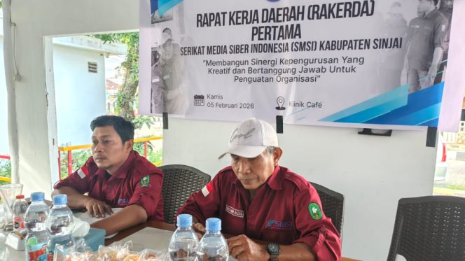 					Rapat Kerja Daerah SMSI Sinjai. (Foto: Ist/ SMSI Sinjai)