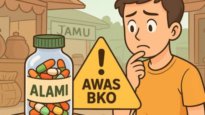 					Ilustrasi Obat Herbal Mengandung Bahan Kimia Obat. (Foto: Ist/ AI)