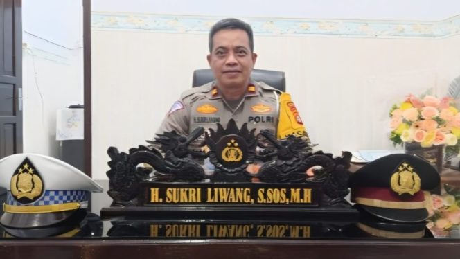					Kasat Lantas Polres Sinjai, AKP H. Sukri Liwang. (Foto: Ist)