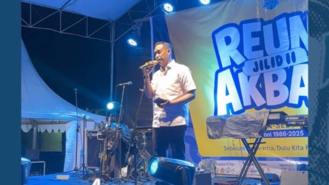 					Sambutan Wabup Sinjai, Andi Mahyanto Mazda pada Reuni Akbar SMAN 2 Sinjai (SMABIK). [Foto: Ist]