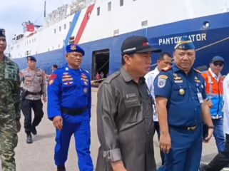 Forkopimda Parepare Lakukan Pemantau Langsung Di Pelabuhan Parepare. [Foto: Ist]