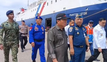 Forkopimda Parepare Lakukan Pemantau Langsung Di Pelabuhan Parepare. [Foto: Ist]