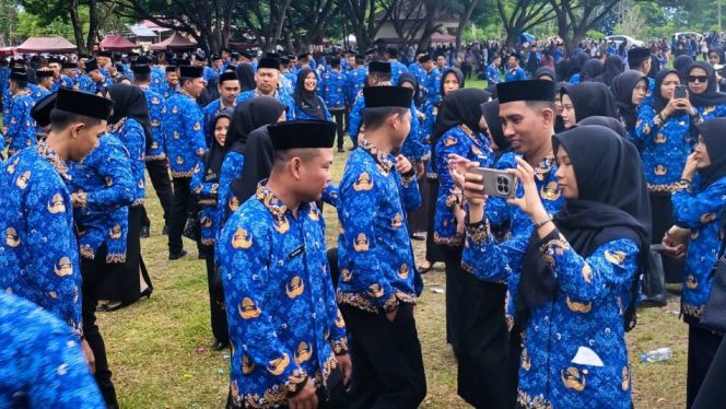 					Momen Usai Pelantikan PPPK Paruh Waktu Lingkup Pemkab Sinjai. [Foto: Istomewa]