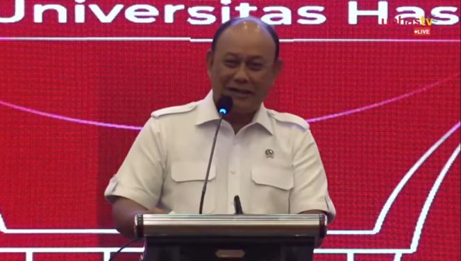 					Kepala Badan Gizi Nasional Dadan Hindayana saat hadiri peresmian SPPG milik Universitas Hasanuddin di Makassar (dok.)