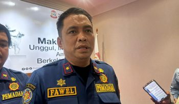 Kadis Damkarmat Makassar, Fadli Wellang. Foto: Ist