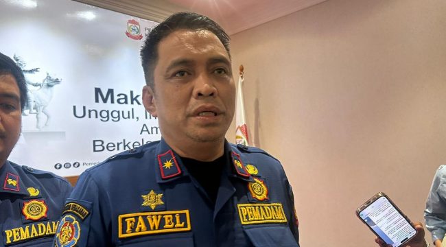 Kadis Damkarmat Makassar, Fadli Wellang. Foto: Ist