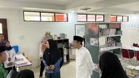 Mensos RI Saifullah Yusuf saat meninjau fasilitas gedung sementara Sekolah Rakyat MA Makassar (dok)