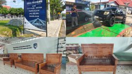 Keterampilan warga binaan Rutan Barru. Dok