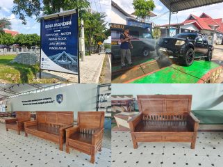 Keterampilan warga binaan Rutan Barru. Dok