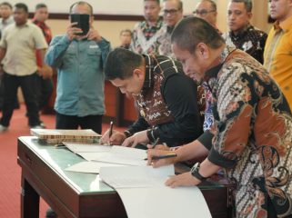 Wali Kota Makassar Munafri Arifuddin hadiri rakor KIE. Dok