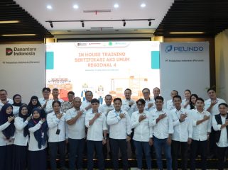 PT Pelindo Regional 4 kembali menyelenggarakan In House Training dan Sertifikasi Ahli Keselamatan dan Kesehatan Kerja (K3) Umum. Ist