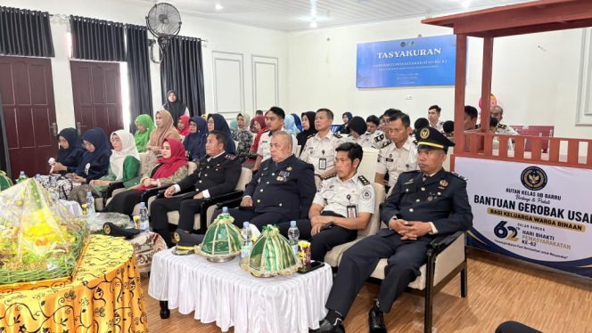 					Rumah Tahanan Negara Kelas IIB Barru menggelar acara tasyakuran sebagai puncak peringatan Hari Bakti Pemasyarakatan (HBP) ke-62 dengan mengusung tema “Pemasyarakatan Kerja Nyata, Pelayanan Prima.” Ist