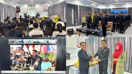 Rumah Tahanan Negara Kelas IIB Masamba mengikuti kegiatan Tasyakuran Hari Bakti Pemasyarakatan (HBP) ke-62 Tahun 2026 secara virtual, Senin (27/4). Ist