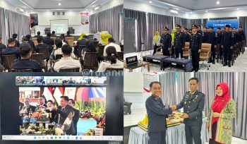 Rumah Tahanan Negara Kelas IIB Masamba mengikuti kegiatan Tasyakuran Hari Bakti Pemasyarakatan (HBP) ke-62 Tahun 2026 secara virtual, Senin (27/4). Ist