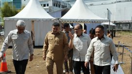 Wali kota Makassar, Appi di acara groundbreaking MaRI,  Selasa (28/4/2026). Ist