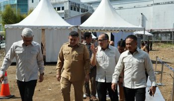 Wali kota Makassar, Appi di acara groundbreaking MaRI,  Selasa (28/4/2026). Ist