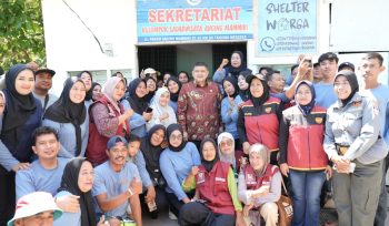 Appi saat melakukan kunjungan lapangan di dua titik, Kamis (30/4/2026). Pertama di Kecamatan Tamalate, titik kedua di Kecamatan Wajo. Ist