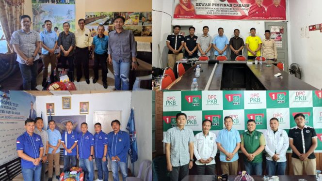 					Satintelkam Polres Selayar Sambangi 4 Kantor Partai Politik. [Foto: Ist]