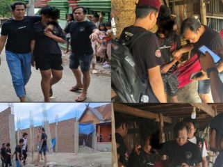 Tim Pegasus Resmob Polres Jeneponto Meringkus 4 Remaja Terduga Pelaku Pencurian Tas Berisi Uang. [Foto: Ist/ Kolase Humas]