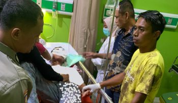 Salah Satu Korban Menjalani Perawatan Intensif di RSUD Sinjai. [Foto: Ist]