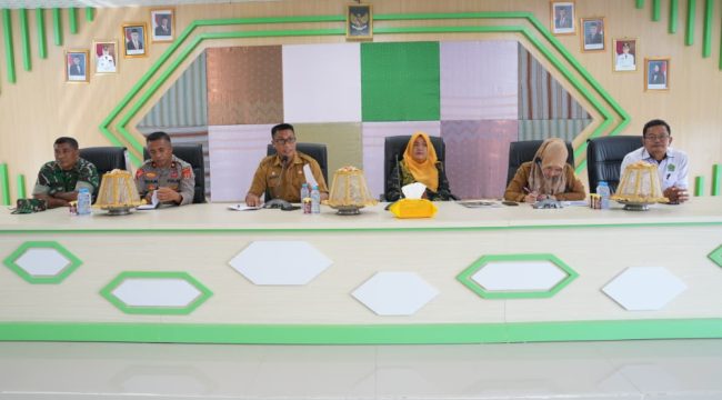 Rapat Koordinasi (Rakor) lintas sektor yang digelar di Aula Kantor Kementerian Haji dan Umrah (Kemenhaj) Sinjai. [Foto: Ist]