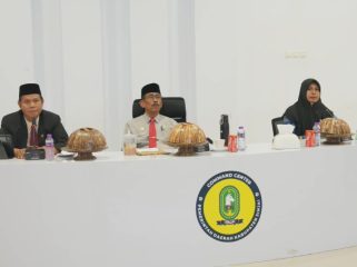 Sosialisasi Keterbukaan Informasi Publik sekaligus penguatan Pejabat PPID di Gedung Command Center. [Foto: Ist]