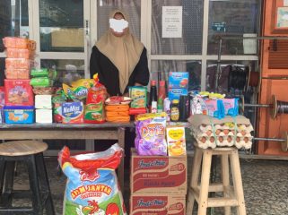 Salah Satu Tempat Belanja Penerima Bantuan Atensi di Sinjai yang Disediakan oleh Pihak Sentra. [Foto: Istimewa]