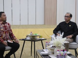 Tasming Hamid Menerima Kunjungan Bawaslu Kota Parepare. [Foto: Ist]