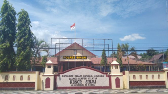 					Kantor Polres Sinjai. [Foto: Berita.News]
