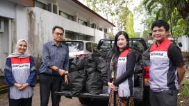 Pertamina Patra Niaga Regional Sulawesi Bagikan Paket Sembako di Momen May Day 2026 (dok.)
