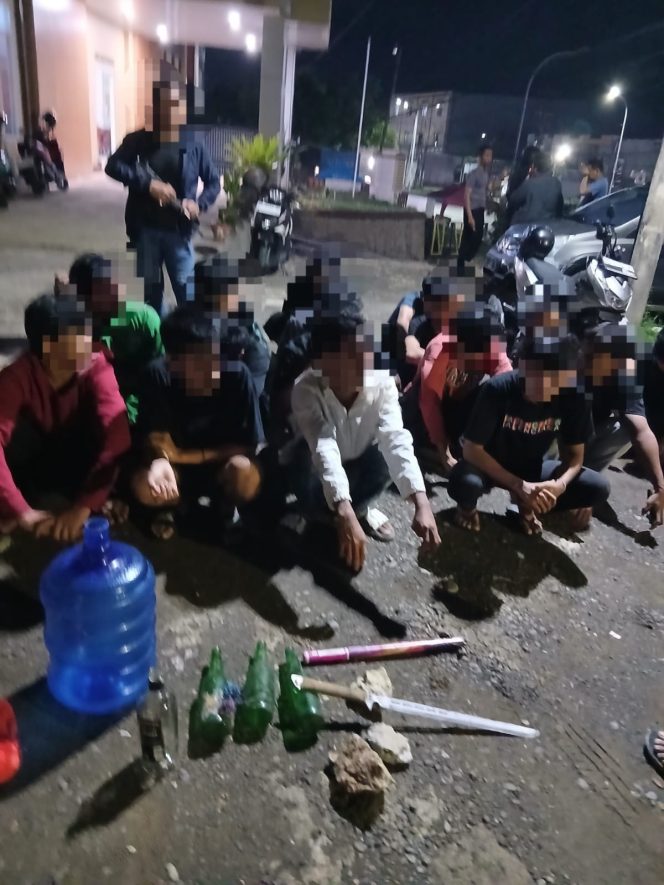 					Komplotan geng motor di Maros dibekuk. Ist