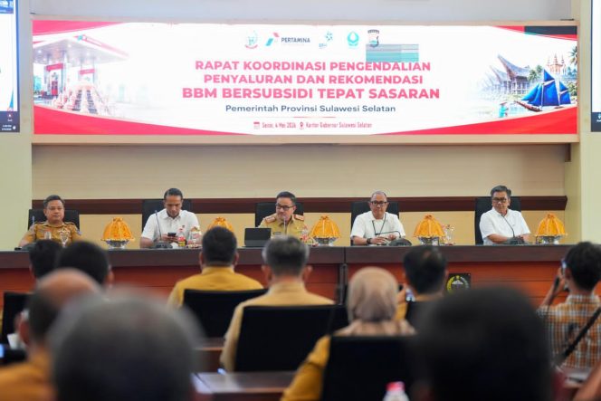 					Pemprov Sulsel Gelar Rakor Pengendalian Penyaluran BBM Bersubsidi (dok.)