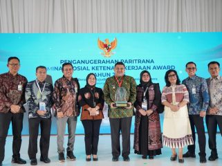 Wali Kota  Makassar, Appi terima penghargaan Paritrana Award 2026. Ist 
