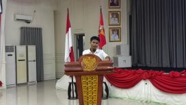 Ketua Eksekutif Kota LMND Palopo, Egar. Ist