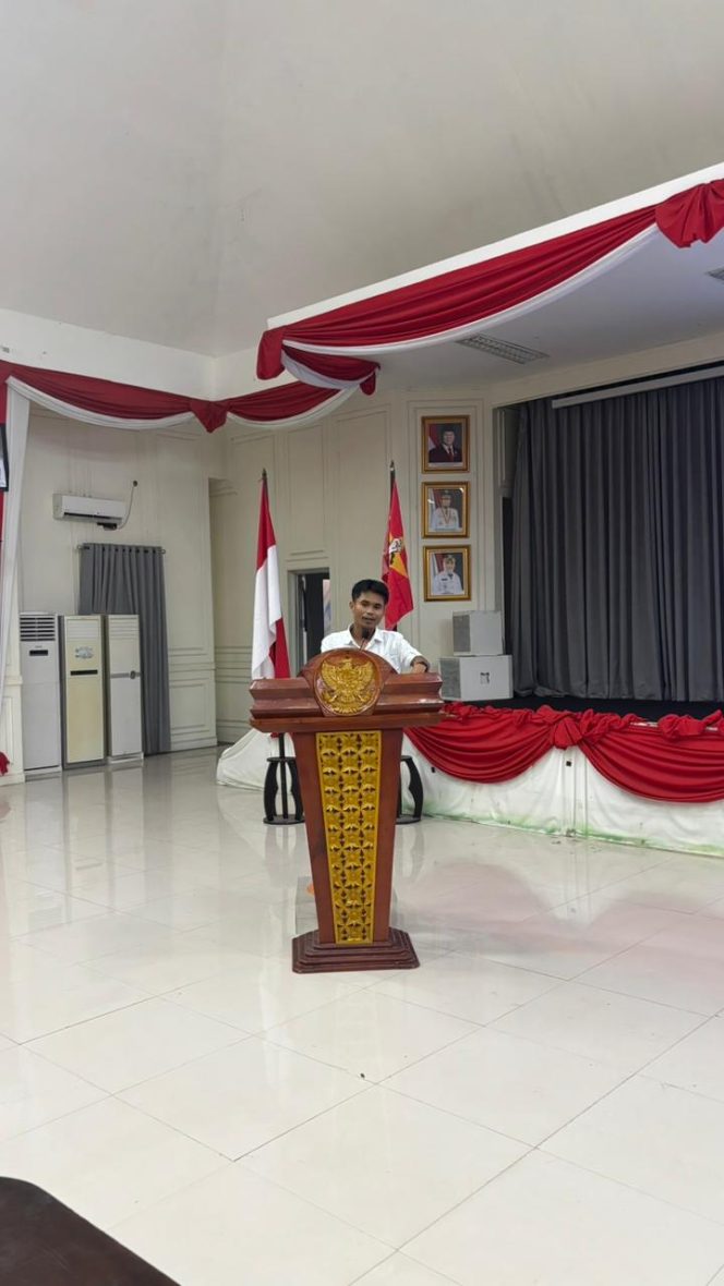 					Ketua Eksekutif Kota LMND Palopo, Egar. Ist