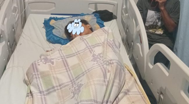 Korban geng motor di kawasan Ablam, kini menjalani perawatan intensif di RSUD Daya Makassar, tanpa dipungut biaya sepeser pun. Ist