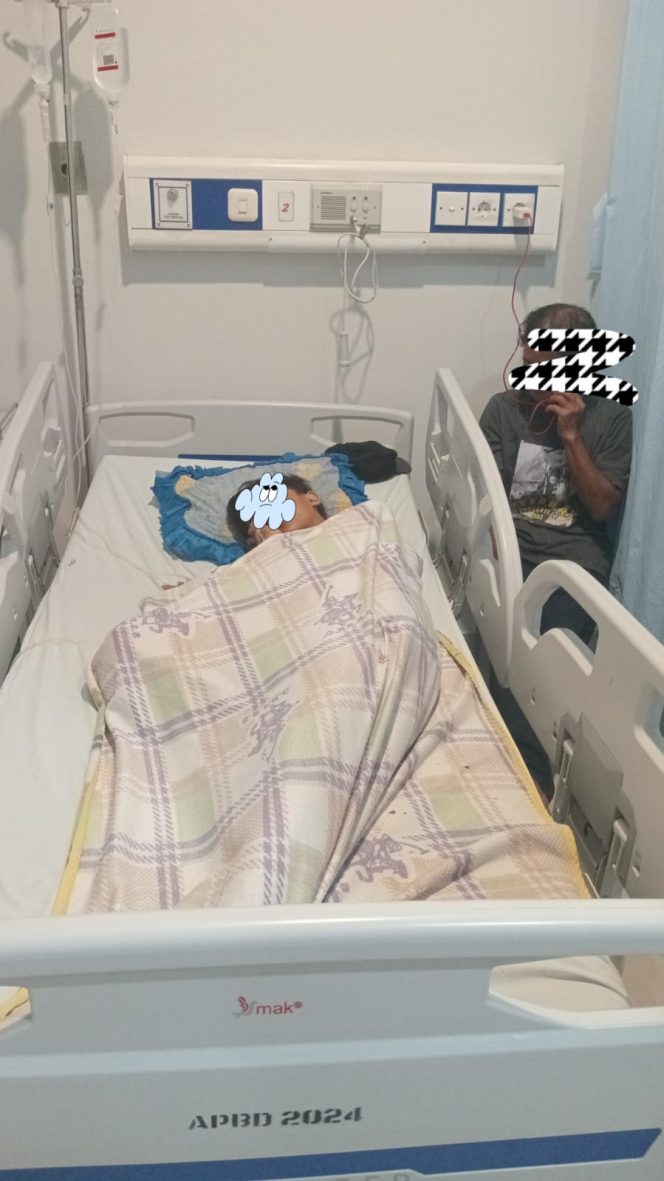 					Korban geng motor di kawasan Ablam, kini menjalani perawatan intensif di RSUD Daya Makassar, tanpa dipungut biaya sepeser pun. Ist