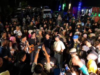 Tasming Hamid Sapa Peserta CFD dan CFN di Mattirotasi Baru, Parepare. [Foto: Ist]
