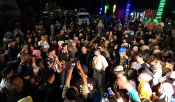 Tasming Hamid Sapa Peserta CFD dan CFN di Mattirotasi Baru, Parepare. [Foto: Ist]